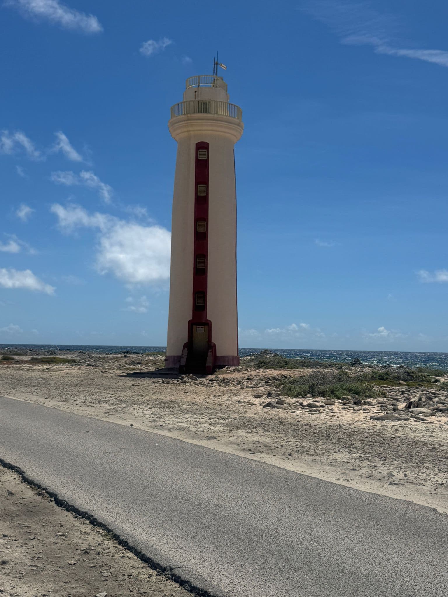 Historic tower view in Bonaire